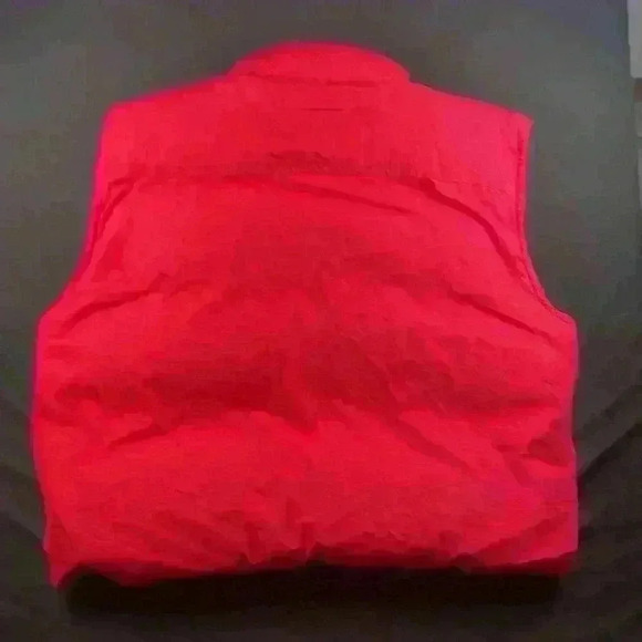 Vintage Rain Forest men’s down utility vest with 4 pockets, attached hood XLarge - Picture 3 of 12